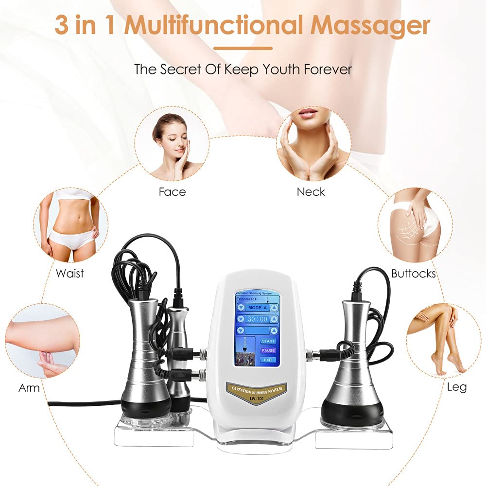 KKTECT Cavitation Machine, 3 in 1 Slimming Machine Radio Frequency